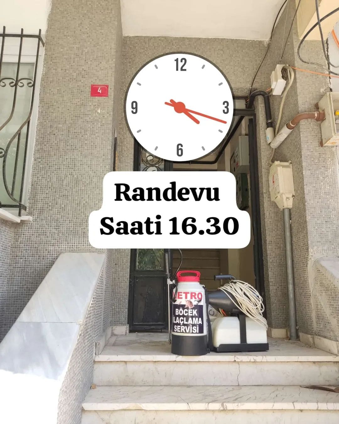 Metro Böcek İlaçlama Randevu Uygulaması 30